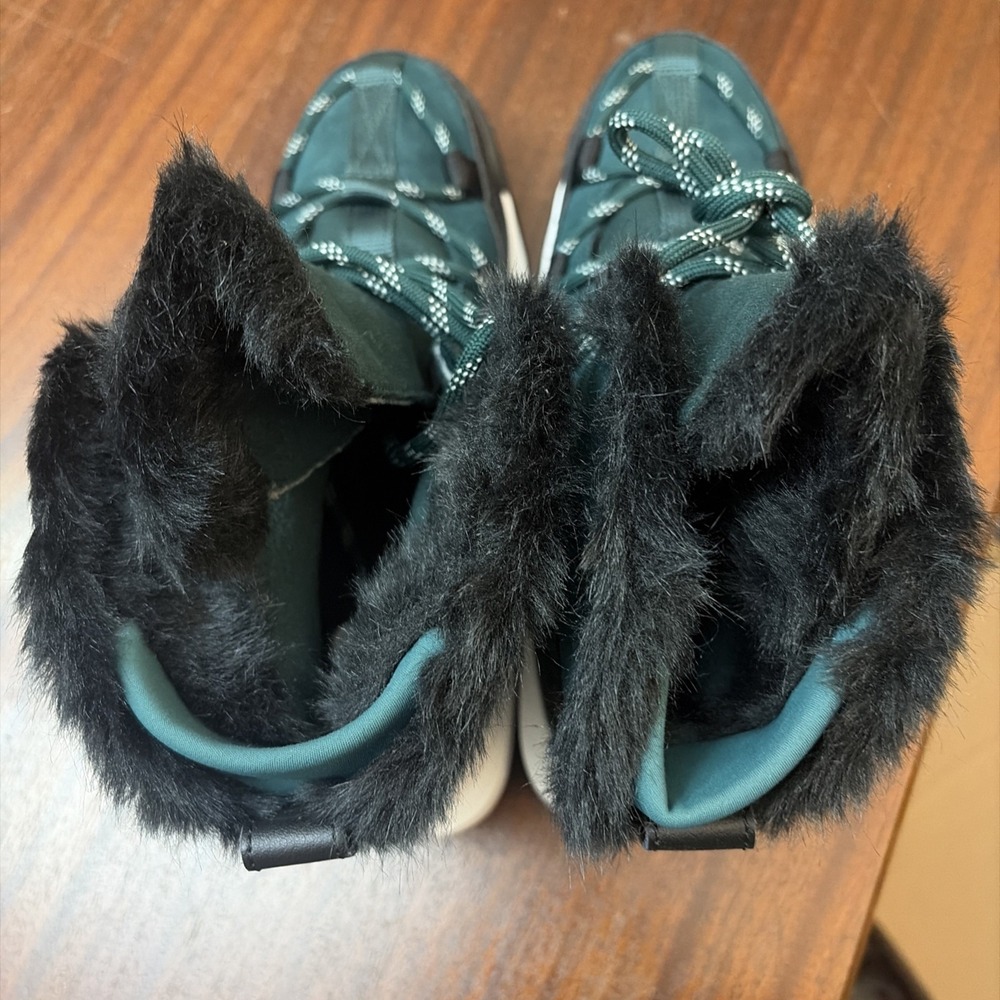 SOREL Ona RMX Glacy Women Size 9.5 Waterproof Boots Snow Green NL5050-301 New - Picture 7 of 10